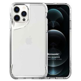 Microsonic Apple iPhone 12 Pro Trex Bumper Şeffaf Cep Telefonu Kılıfı