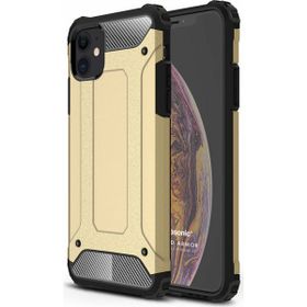 Microsonic Apple iPhone 12 Rugged Armor Gold Cep Telefonu Kılıfı