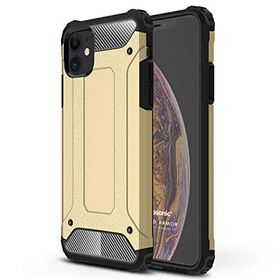 Microsonic Apple iPhone 12 Rugged Armor Gold Cep Telefonu Kılıfı
