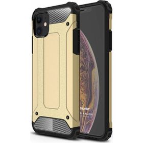 Microsonic Apple iPhone 12 Rugged Armor Gold Cep Telefonu Kılıfı