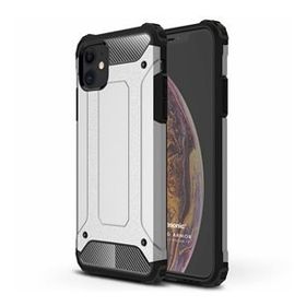 Microsonic Apple iPhone 12 Rugged Armor Gümüş Cep Telefonu Kılıfı
