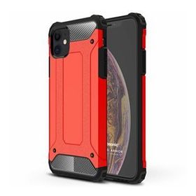 Microsonic Apple iPhone 12 Rugged Armor Kırmızı Cep Telefonu Kılıfı