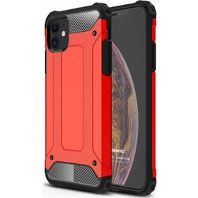 Microsonic Apple iPhone 12 Rugged Armor Kırmızı Cep Telefonu Kılıfı