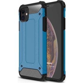 Microsonic Apple iPhone 12 Rugged Armor Mavi Cep Telefonu Kılıfı