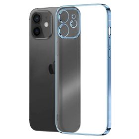 Microsonic Apple iPhone 12 Square Matte Plating Mavi Kılıf