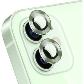Microsonic Apple iPhone 12 Tekli Kamera Lens Yeşil Koruma Camı