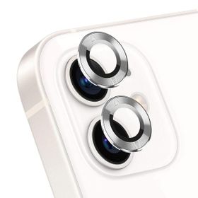 Microsonic Apple iPhone 12 Uyumlu Tekli Kamera Lens Gümüş Koruma Camı