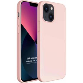 Microsonic Apple iPhone 13 Groovy Soft Rose Gold Cep Telefonu Kılıfı