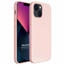 Microsonic Apple iPhone 13 Groovy Soft Rose Gold Cep Telefonu Kılıfı