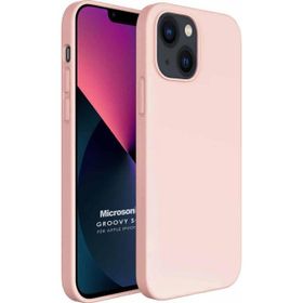 Microsonic Apple iPhone 13 Groovy Soft Rose Gold Cep Telefonu Kılıfı