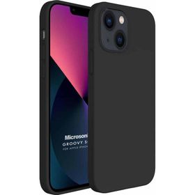Microsonic Apple iPhone 13 Groovy Soft Siyah Kılıf
