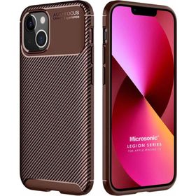 Microsonic Apple iPhone 13 Legion Series Kahverengi Cep Telefonu Kılıfı