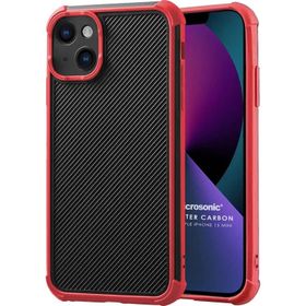 Microsonic Apple iPhone 13 Mini Chester Carbon Siyah Cep Telefonu Kılıfı