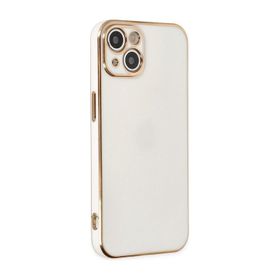 Microsonic Apple iPhone 13 Olive Plated Beyaz Kılıf