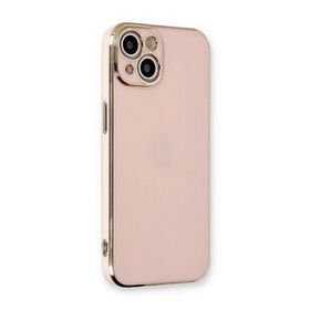 Microsonic Apple iPhone 13 Olive Plated Pembe Cep Telefonu Kılıfı