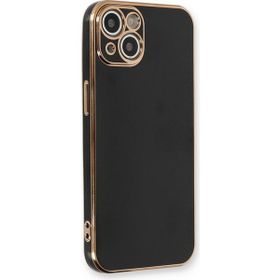 Microsonic Apple iPhone 13 Olive Plated Siyah Cep Telefonu Kılıfı
