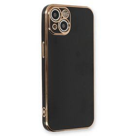 Microsonic Apple iPhone 13 Olive Plated Siyah Cep Telefonu Kılıfı