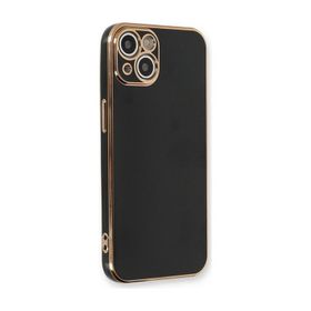 Microsonic Apple iPhone 13 Olive Plated Siyah Cep Telefonu Kılıfı