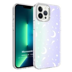 Microsonic Apple iPhone 13 Pro Braille Feel Desenli Kılıf