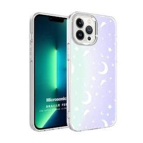 Microsonic Apple iPhone 13 Pro Braille Feel Desenli Kılıf