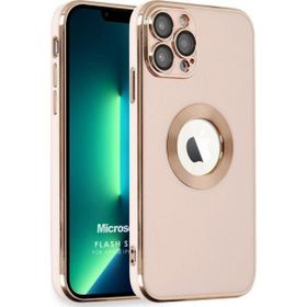 Microsonic Apple iPhone 13 Pro Flash Stamp Rose Gold Cep Telefonu Kılıfı