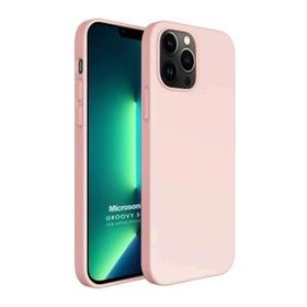 Microsonic Apple iPhone 13 Pro Groovy Soft Rose Gold Cep Telefonu Kılıfı