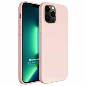 Microsonic Apple iPhone 13 Pro Groovy Soft Rose Gold Cep Telefonu Kılıfı