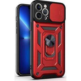 Microsonic Apple iPhone 13 Pro Impact Resistant Kırmızı Cep Telefonu Kılıfı