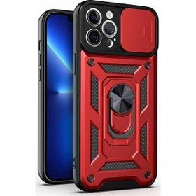 Microsonic Apple iPhone 13 Pro Impact Resistant Kırmızı Cep Telefonu Kılıfı