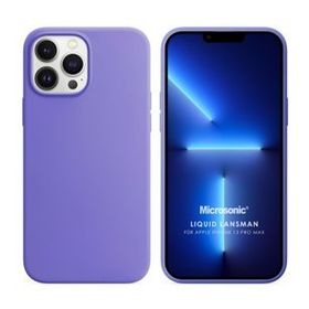 Microsonic Apple iPhone 13 Pro Liquid Lansman Silikon Yeşil Kılıf