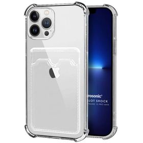 Microsonic Apple iPhone 13 Pro Max Card Slot Shock Mor Cep Telefonu Kılıfı