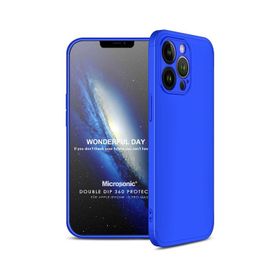 Microsonic Apple iPhone 13 Pro Max Double Dip 360 Protective Kırmızı Cep Telefonu Kılıfı