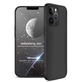 Microsonic Apple iPhone 13 Pro Max Double Dip 360 Protective Mavi Cep Telefonu Kılıfı