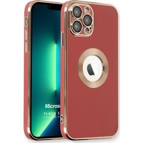 Microsonic Apple iPhone 13 Pro Max Flash Stamp Kırmızı Cep Telefonu Kılıfı
