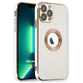 Microsonic Apple iPhone 13 Pro Max Flash Stamp Yeşil Cep Telefonu Kılıfı
