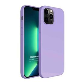Microsonic Apple iPhone 13 Pro Max Groovy Soft Lila Cep Telefonu Kılıfı