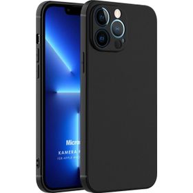 Microsonic Apple iPhone 13 Pro Max Kamera Korumalı Siyah Cep Telefonu Kılıfı