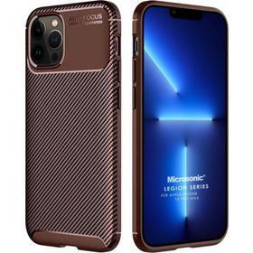 Microsonic Apple iPhone 13 Pro Max Legion Series Kahverengi Cep Telefonu Kılıfı