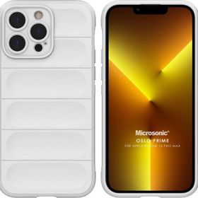 Microsonic Apple iPhone 13 Pro Max Oslo Prime Beyaz Cep Telefonu Kılıfı