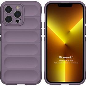 Microsonic Apple iPhone 13 Pro Max Oslo Prime Lila Cep Telefonu Kılıfı
