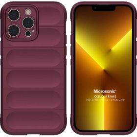 Microsonic Apple iPhone 13 Pro Max Oslo Prime Siyah Cep Telefonu Kılıfı