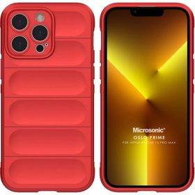 Microsonic Apple iPhone 13 Pro Max Oslo Prime Siyah Cep Telefonu Kılıfı