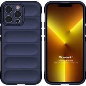 Microsonic Apple iPhone 13 Pro Max Oslo Prime Siyah Cep Telefonu Kılıfı