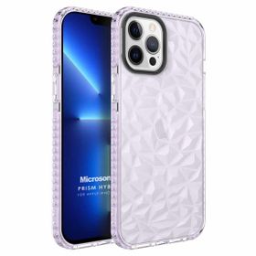 Microsonic Apple iPhone 13 Pro Max Prism Hybrid Mor Cep Telefonu Kılıfı