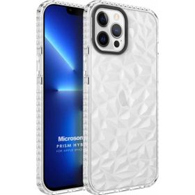 Microsonic Apple iPhone 13 Pro Max Prism Hybrid Şeffaf Cep Telefonu Kılıfı