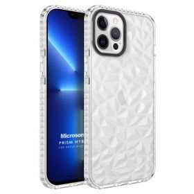 Microsonic Apple iPhone 13 Pro Max Prism Hybrid Şeffaf Cep Telefonu Kılıfı