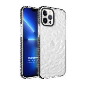 Microsonic Apple iPhone 13 Pro Max Prism Hybrid Siyah Cep Telefonu Kılıfı