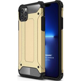 Microsonic Apple iPhone 13 Pro Max Rugged Armor Gold Cep Telefonu Kılıfı