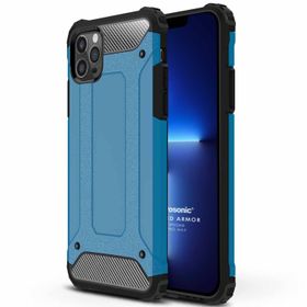 Microsonic Apple iPhone 13 Pro Max Rugged Armor Mavi Cep Telefonu Kılıfı