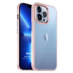 Microsonic Apple iPhone 13 Pro Max Shadow Planet Açık Pembe Cep Telefonu Kılıfı